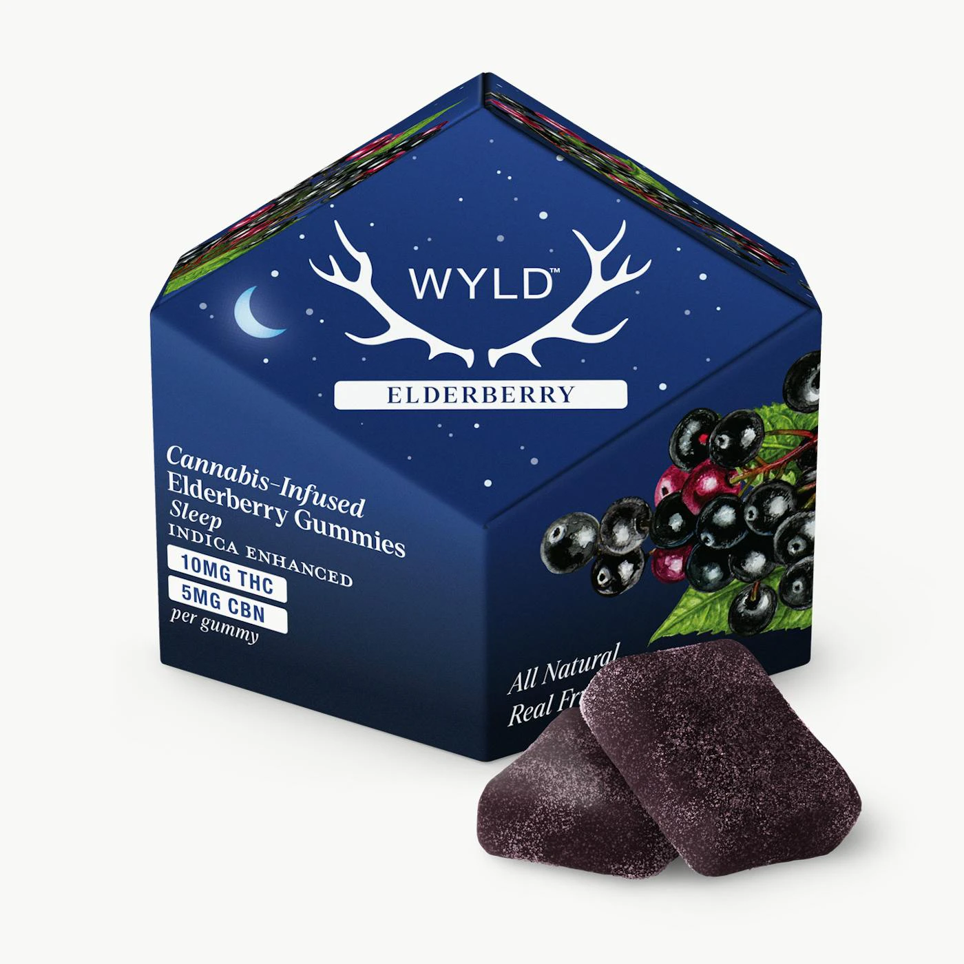 WYLD - WYLD - Edibles - Elderberry - THC:CBN 2:1 - 100mg Main Image