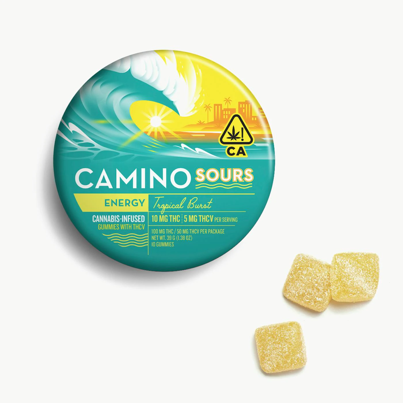 Camino - Camino Sours - Edibles - Tropical Burst THC:THCV 2:1 - 100mg Main Image