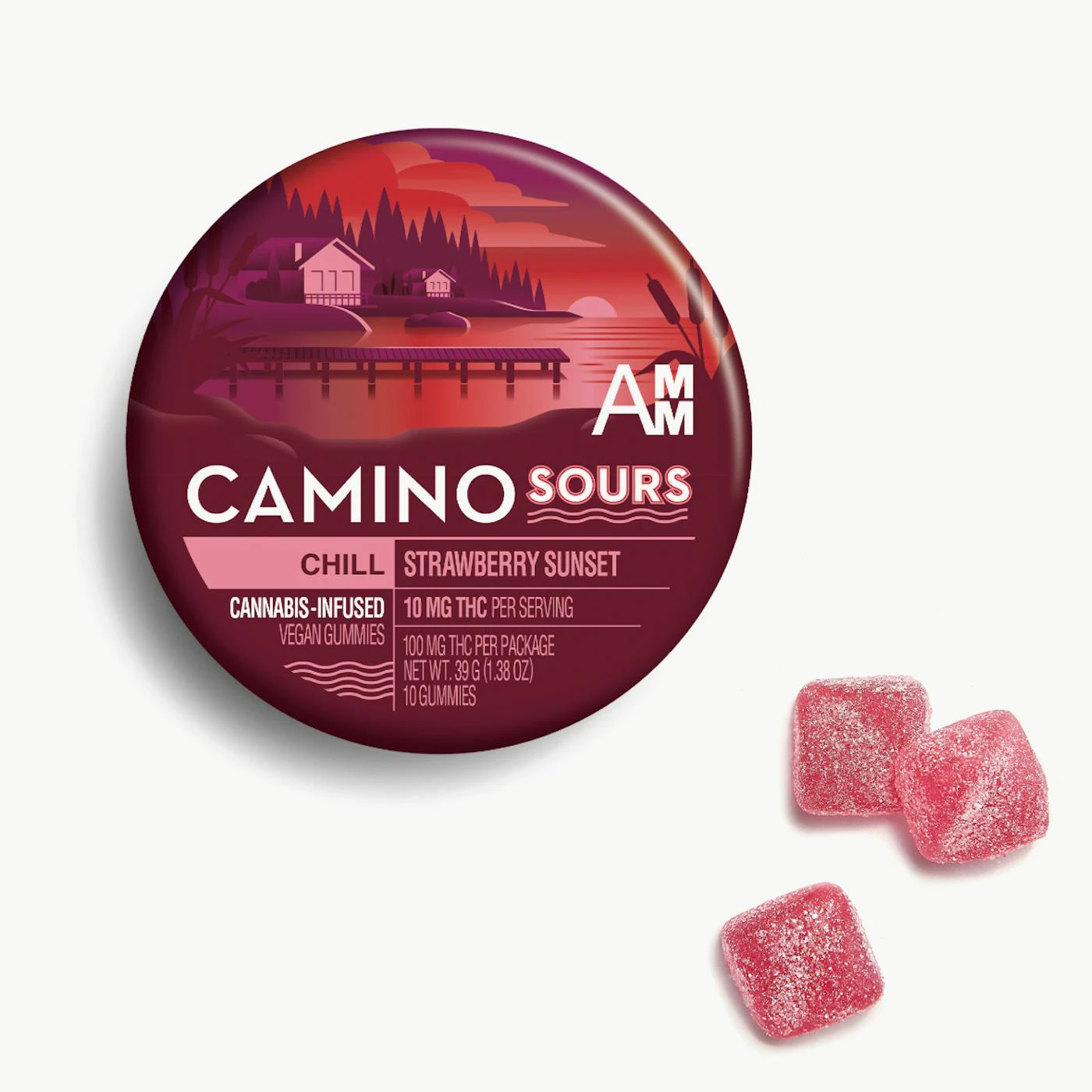 Camino - Camino Sours - Edibles - Strawberry Sunset - 100mg Main Image