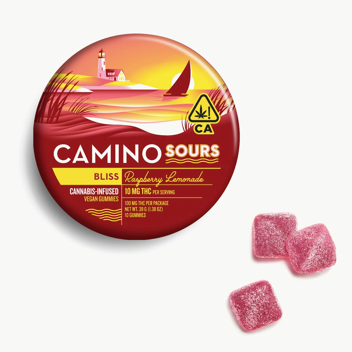 Camino - Camino Sours - Edibles - Raspberry Lemonade - 100mg Main Image
