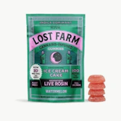 Lost Farm - Edibles - Watermelon x Ice Cream Cake - Rosin - 100mg