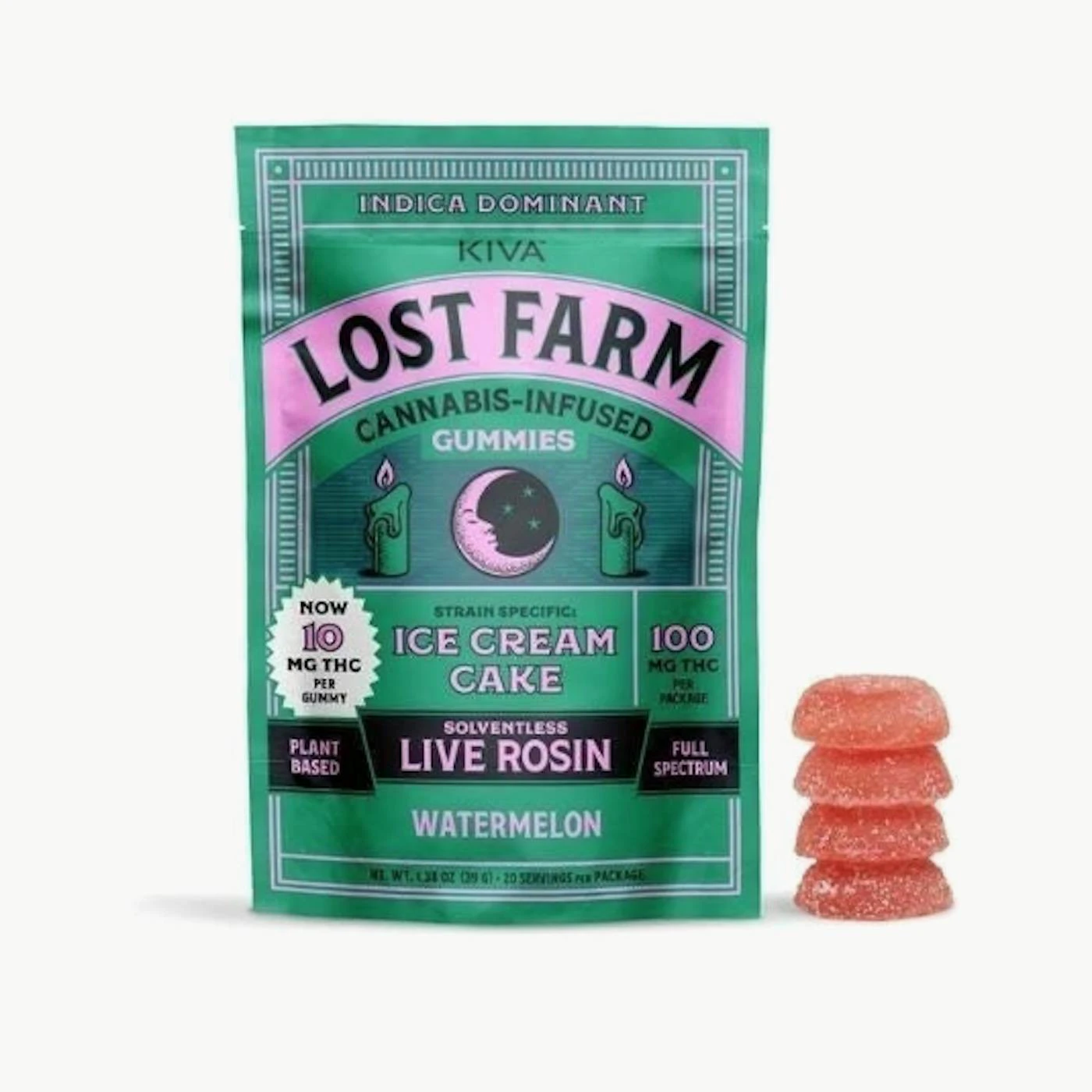 Lost Farm - Lost Farm - Edibles - Watermelon x Ice Cream Cake - Rosin - 100mg Main Image
