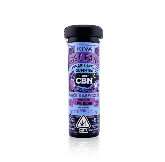 Lost Farm - Lost Farm - Edibles - Black Raspberry x Northern Lights - THC:CBN 2:1 - 100mg Main Image