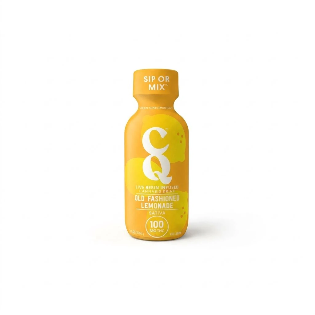 CQ Drinks - CQ - Edibles - Old Fashioned Lemonade - Sativa - 2oz Shot - 100mg Main Image