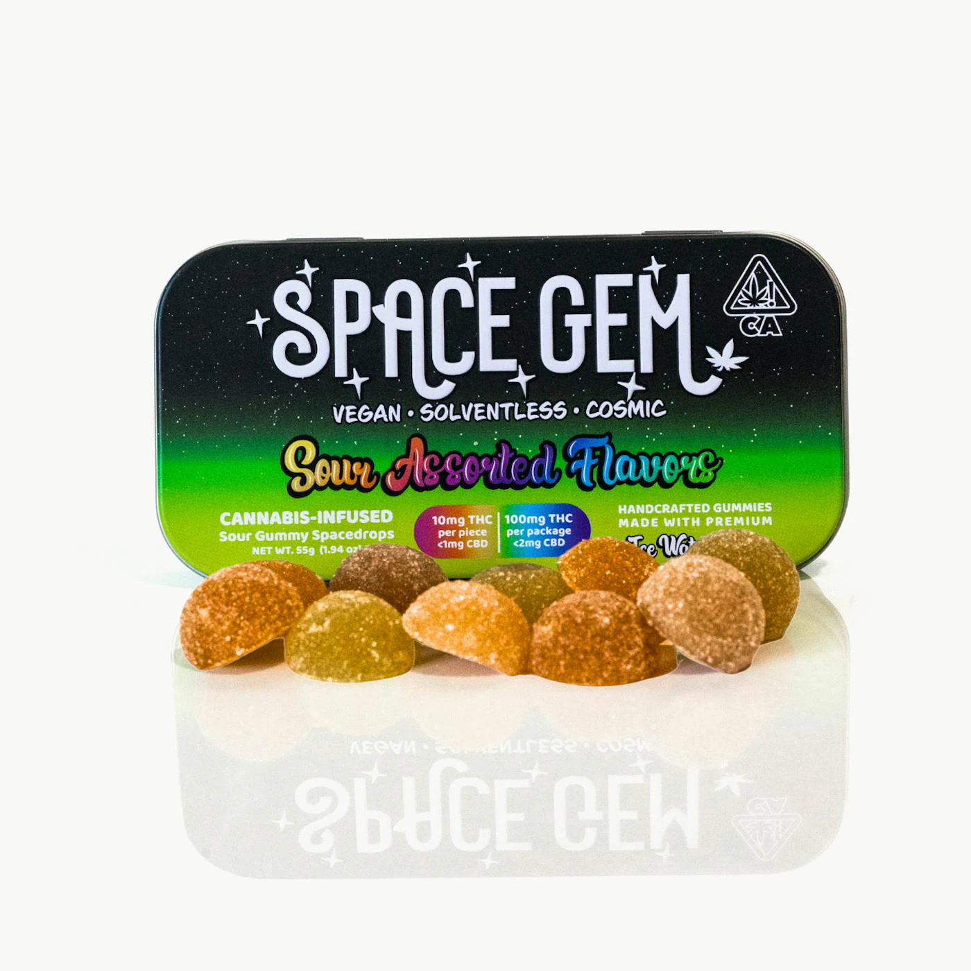 Space Gem - Space Gem - Edibles - Sour Space Drops - 100mg - 10 Pack Main Image