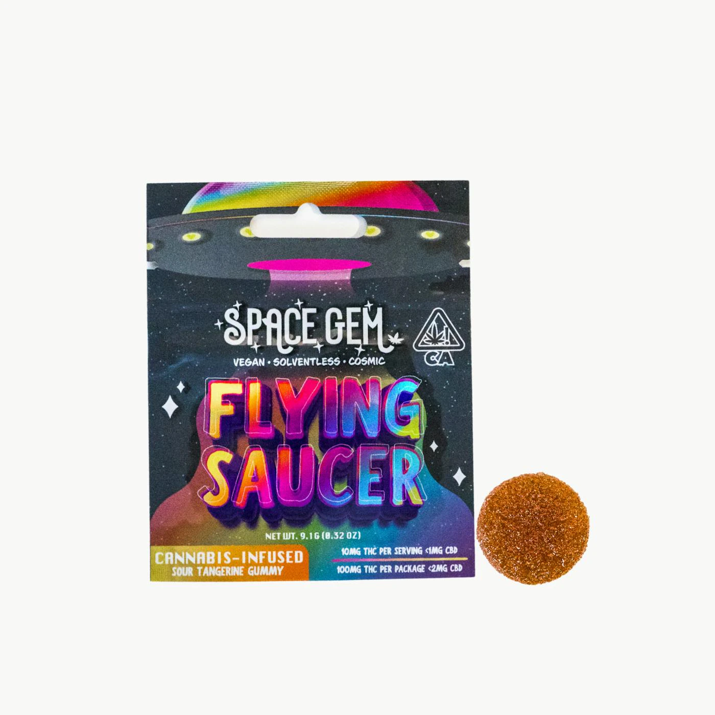 Space Gem - Space Gem - Edibles - Sour Tangerine - Saucer - 100mg Main Image