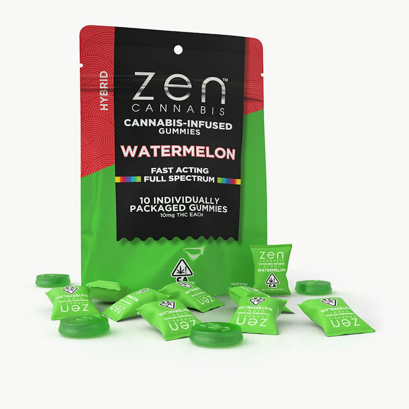 Zen Bar - ZEN - Edibles - Watermelon - Hybrid - 100mg Main Image