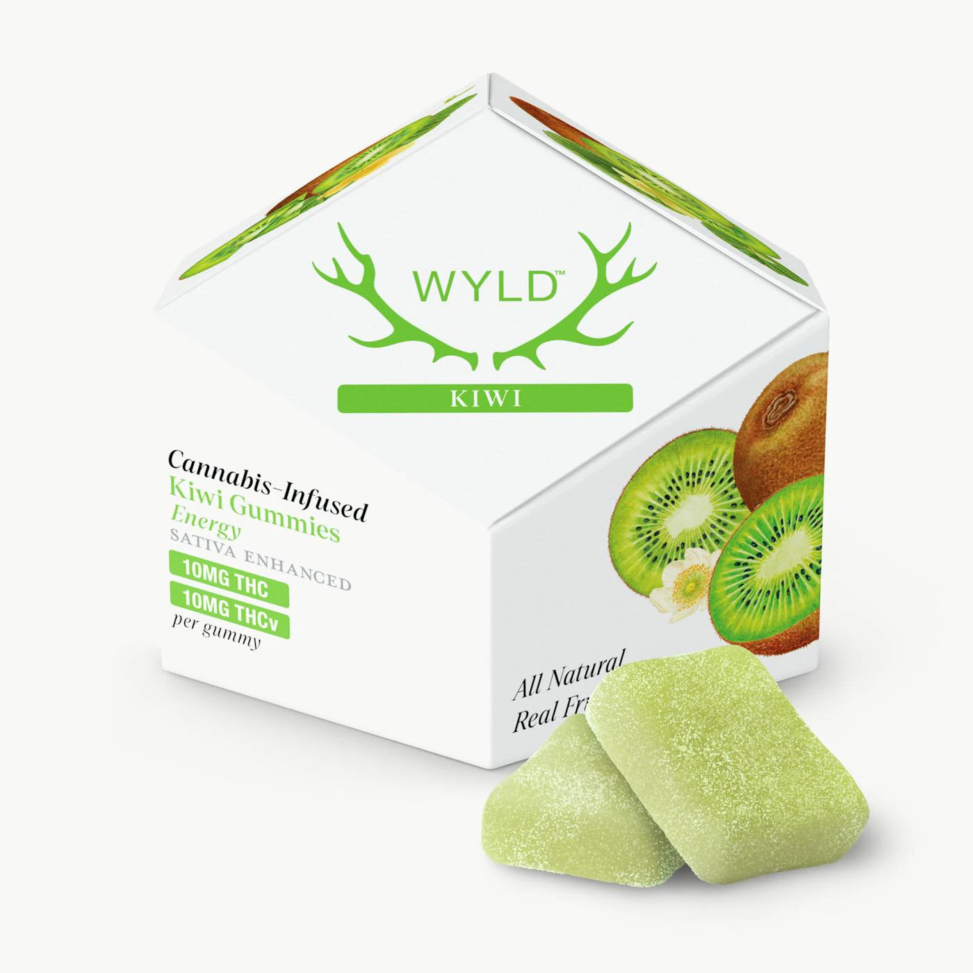 WYLD - WYLD - Edibles - Kiwi - THC:THCV 1:1 - 100mg Main Image