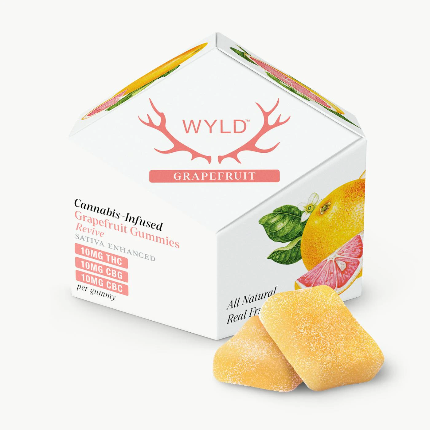 WYLD - WYLD - Edibles - Grapefruit - THC:CBC:CBG 1:1:1 - 100mg Main Image