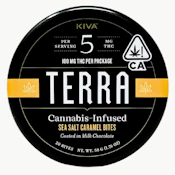 Terra Bites - Edibles - Milk Chocolate Salted Caramel - 100mg