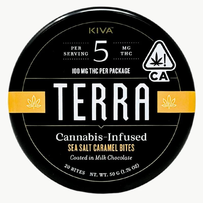 Terra Bites - Terra Bites - Edibles - Milk Chocolate Salted Caramel - 100mg Main Image