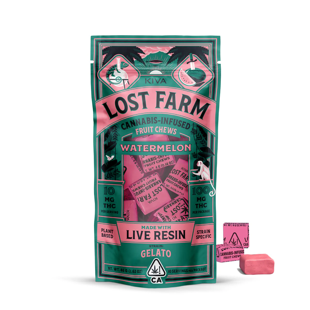 Lost Farm - Lost Farm - Edibles - Watermelon x Gelato - 100mg Main Image