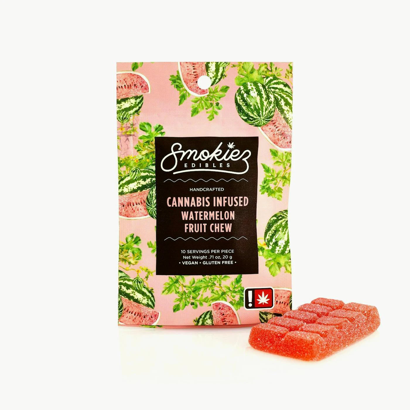 SMOKIEZ - Smokiez - Edibles - Watermelon - Hybrid - 100mg - Single Main Image