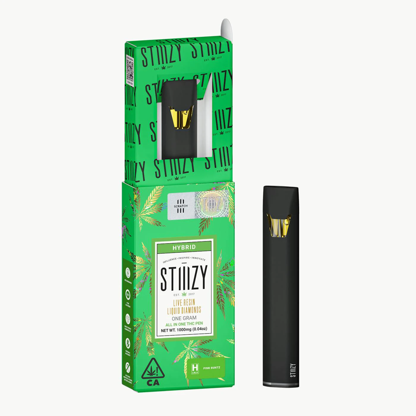 STIIIZY - STIIIZY - Disposable - Liquid Diamonds - Pink Runtz - 1g Main Image