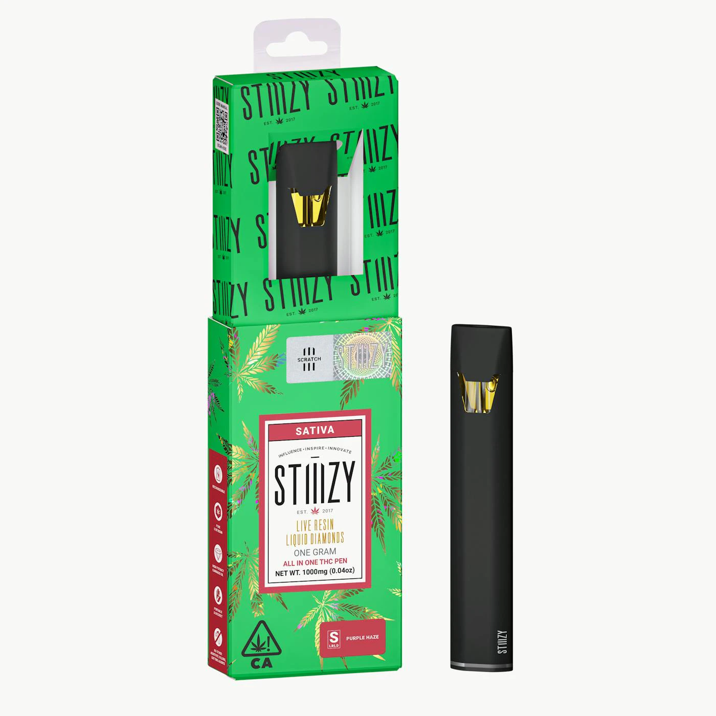 STIIIZY - STIIIZY - Disposable - Liquid Diamonds - Purple Haze - 1g Main Image
