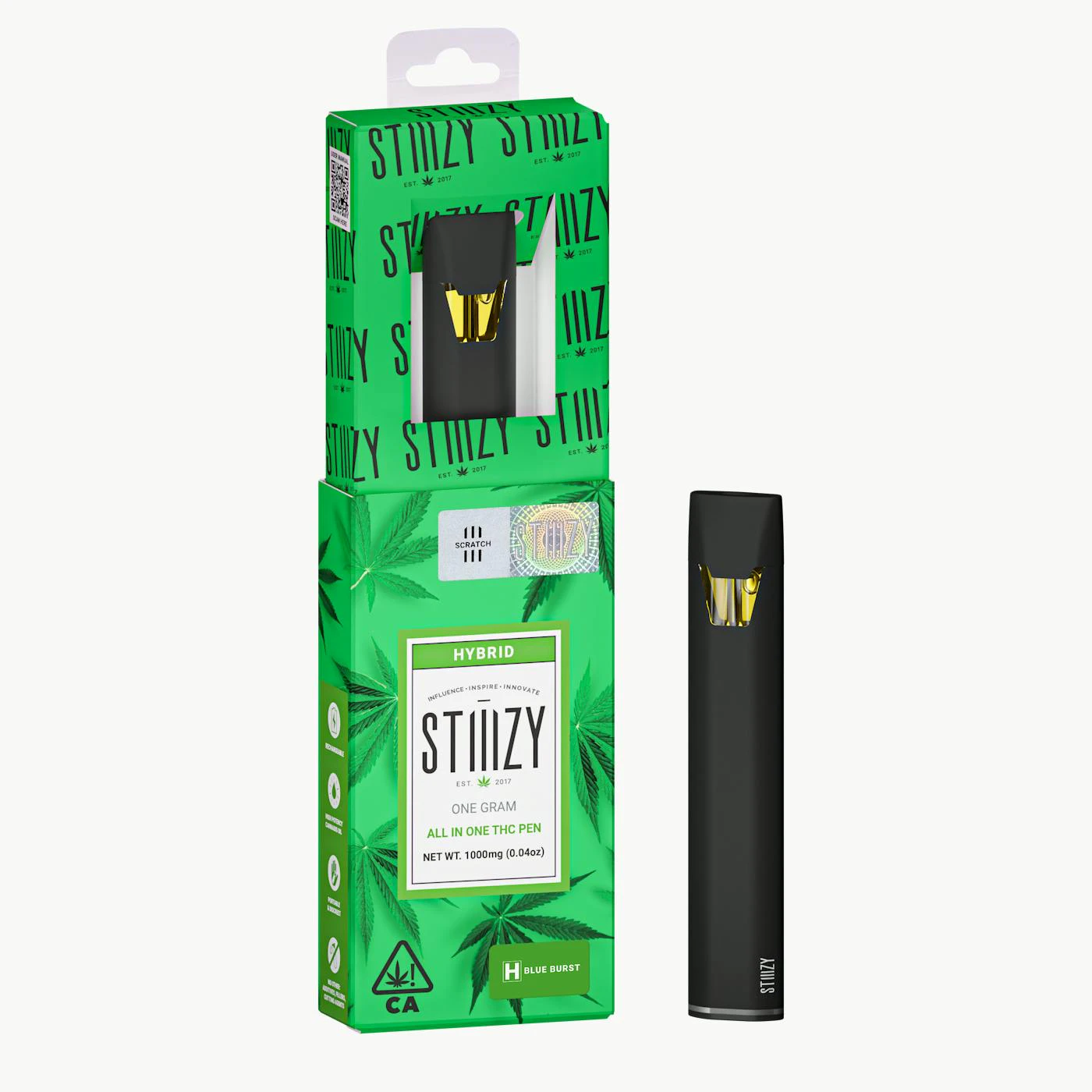 STIIIZY - STIIIZY - Disposable - Blue Burst - 1g Main Image
