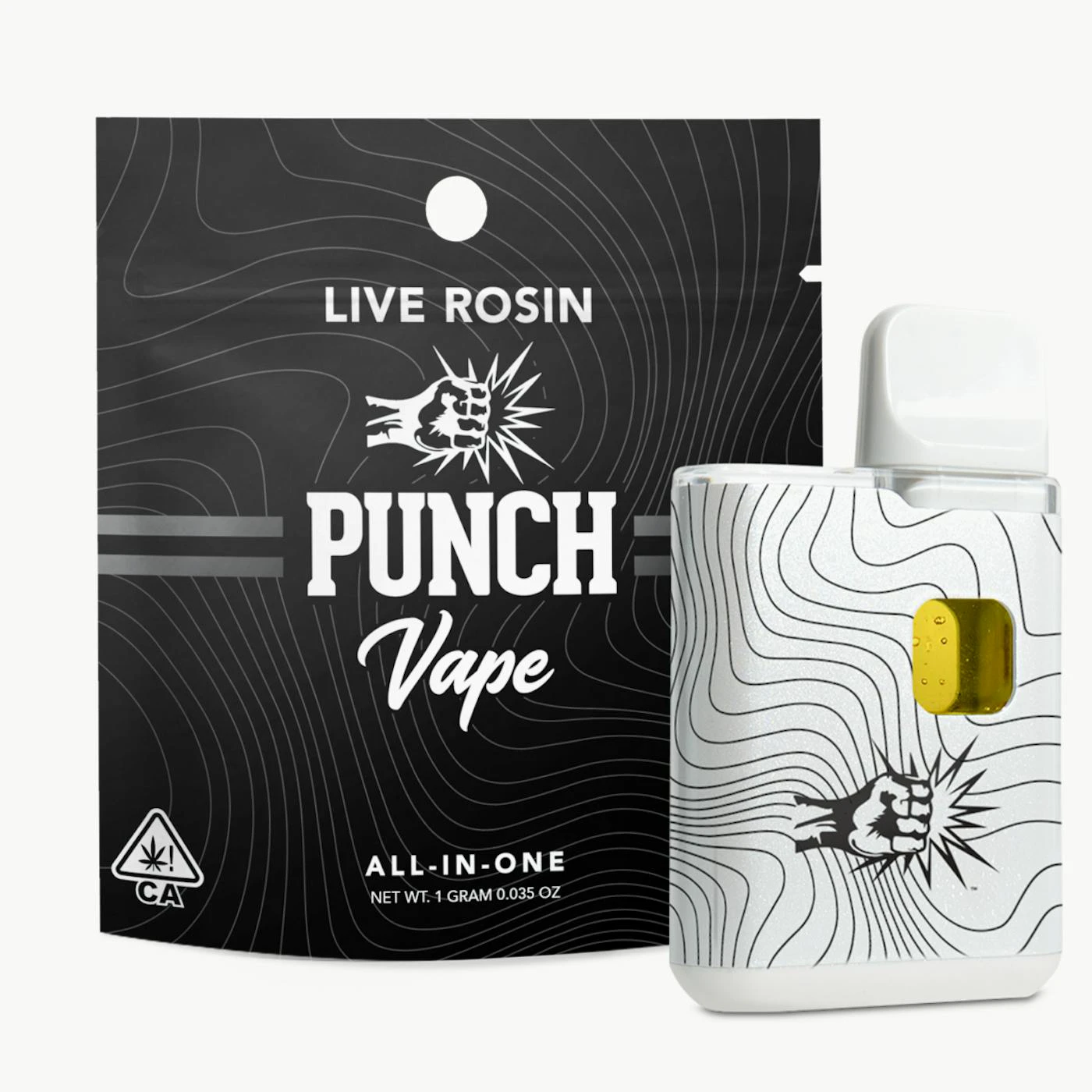 Punch Edibles & Extracts - Punch - Disposable - Live Rosin - Peach Panther - 1g Main Image