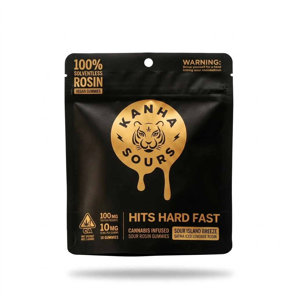 KANHA - KANHA NANO - Edibles - Sour Island Breeze - Sativa - Rosin - Vegan - 100mg Main Image