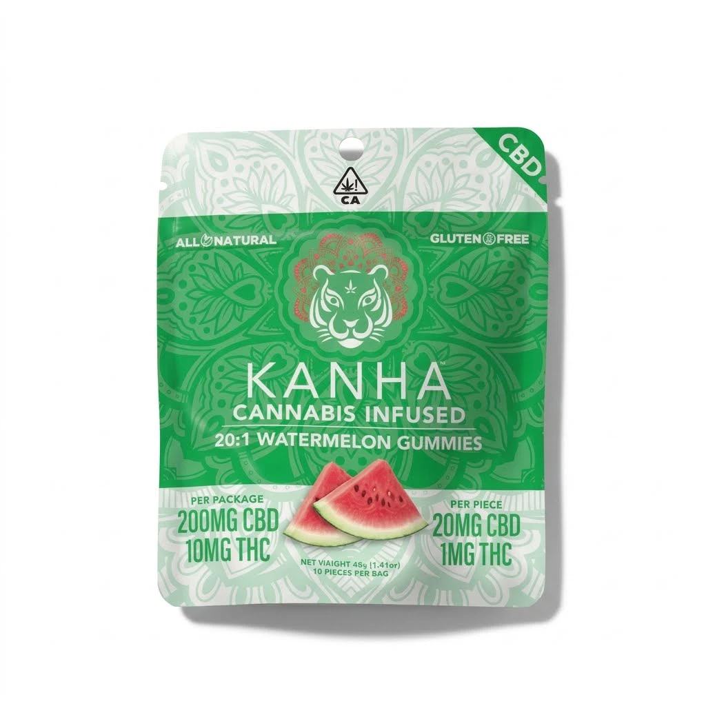 KANHA - KANHA - Edibles - Watermelon - CBD:THC 20:1 - 10mg Main Image