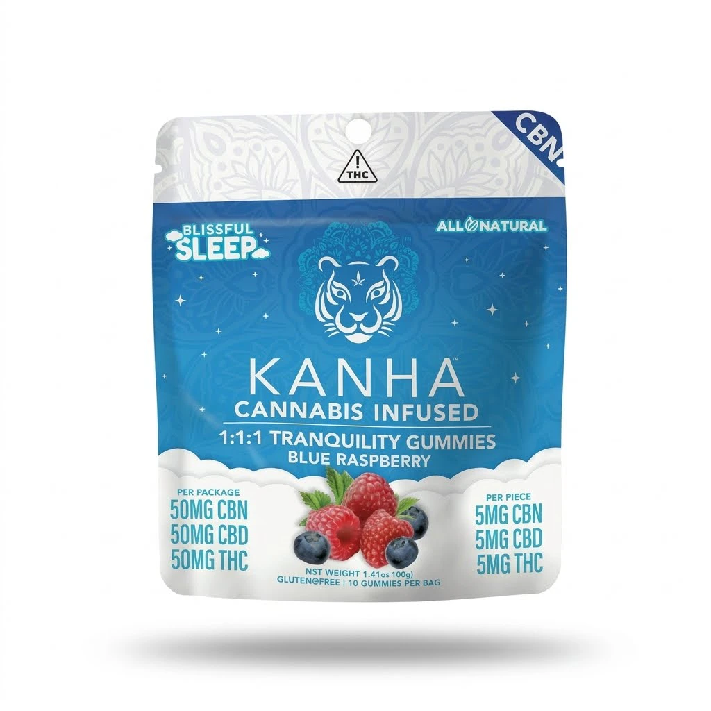 KANHA - KANHA - Edibles - Tranquility - CBN:CBD:THC 1:1:1 - 50mg Main Image