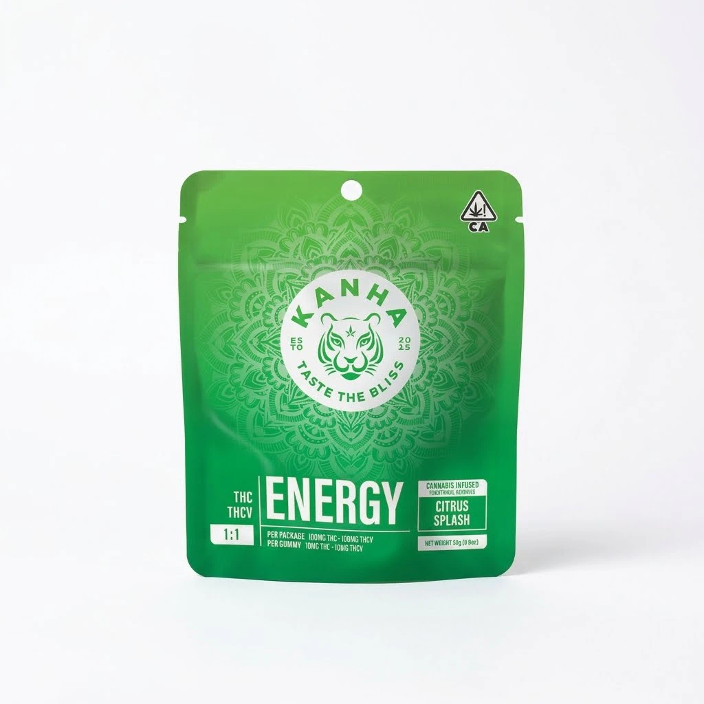 KANHA - KANHA NANO - Edibles - Energy Citrus Splash - THCV:THC 1:1 - 100mg Main Image