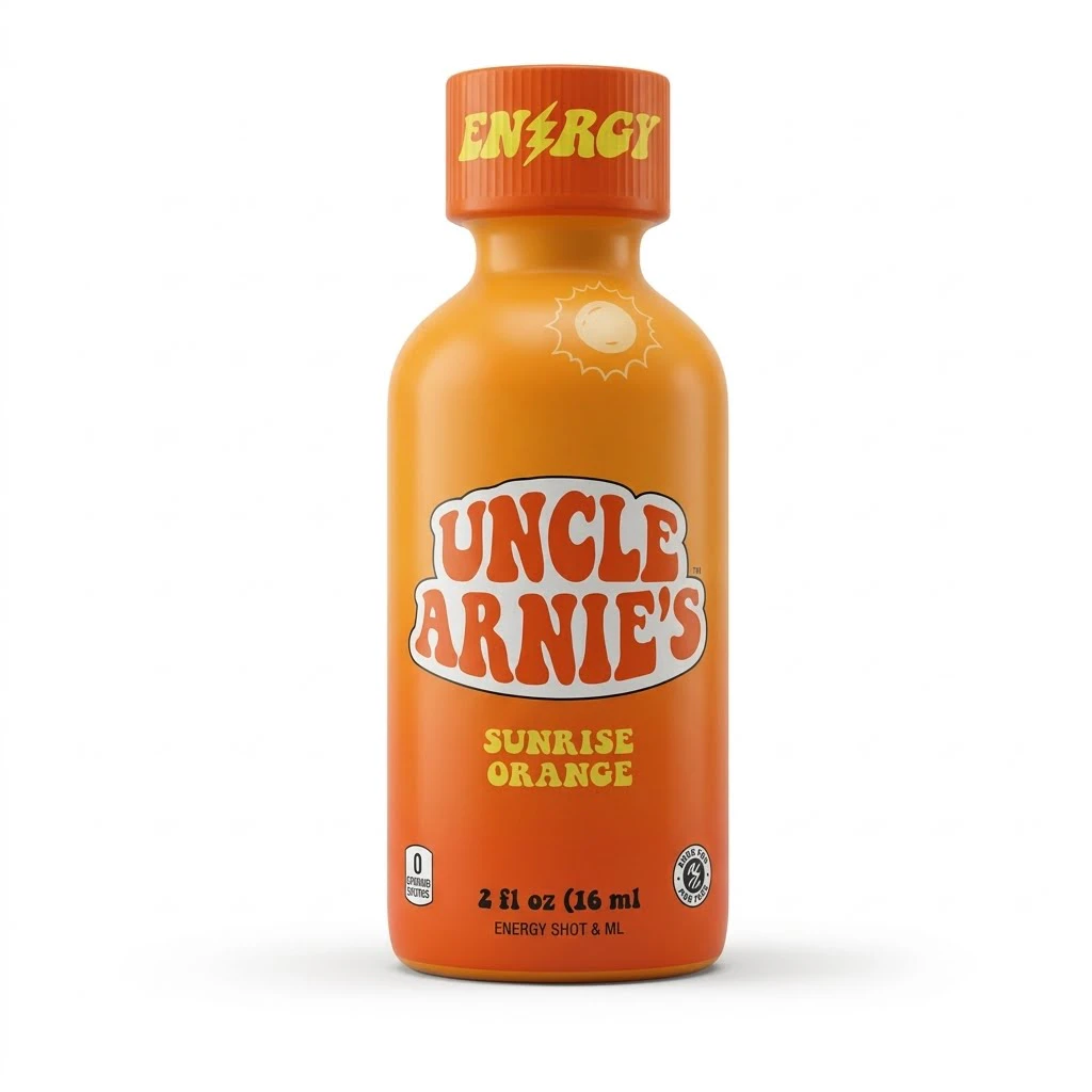 Uncle Arnies - Uncle Arnie's - Edibles - Sunrise Orange - Caffeine - 100mg Main Image