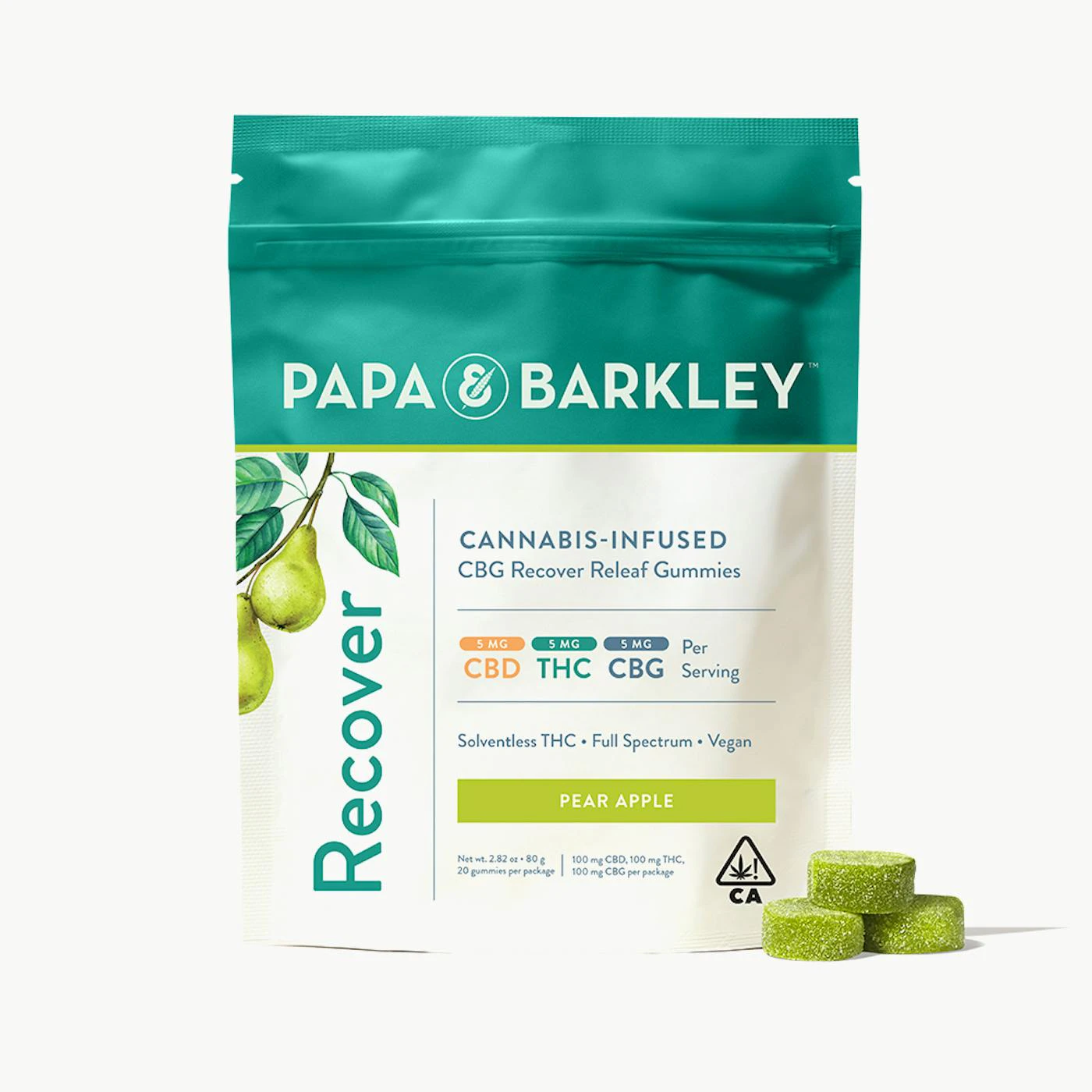 Papa & Barkley - Papa & Barkley - Edibles - Pear Apple - Recover - 100mg Main Image