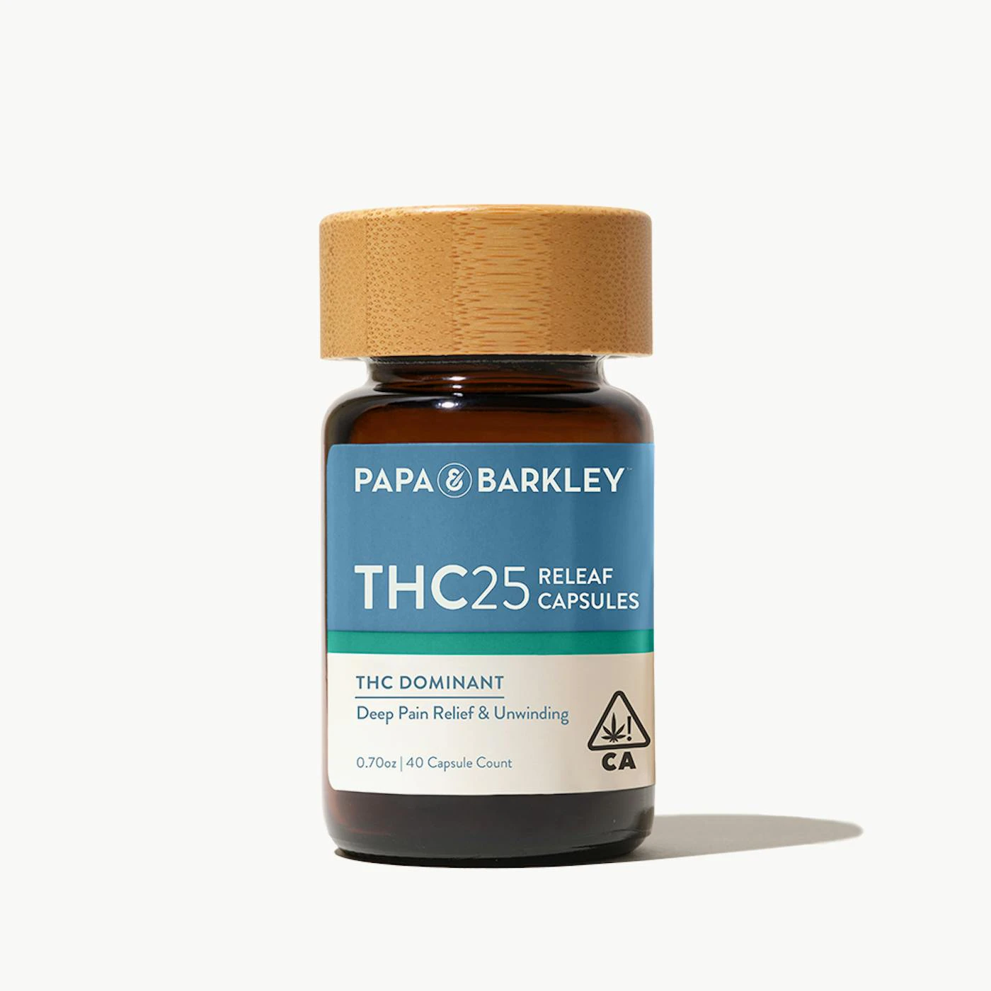Papa & Barkley - Papa & Barkley - Capsules - Releaf - 25mg - 40ct Main Image