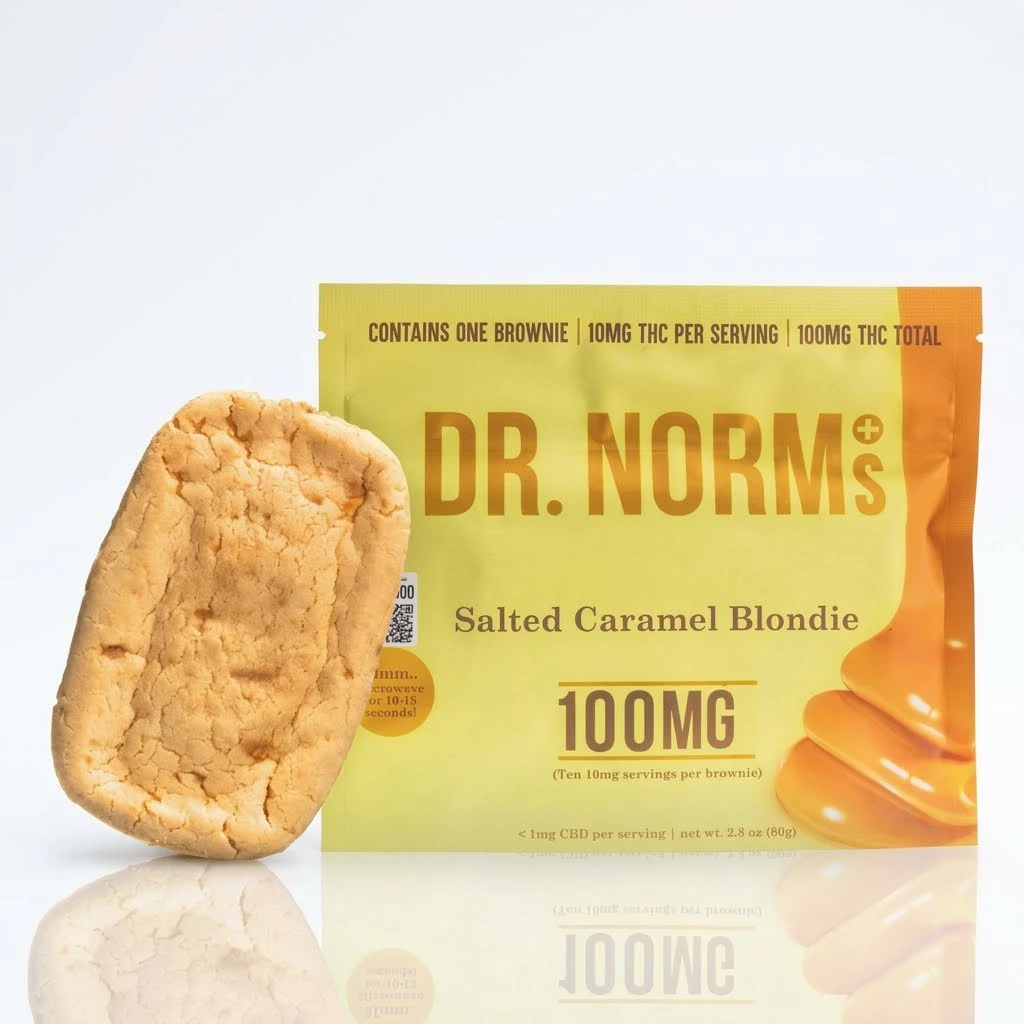 Dr. Norm's - Dr. Norm's - Edibles - Salted Caramel Blondie - 100mg Main Image