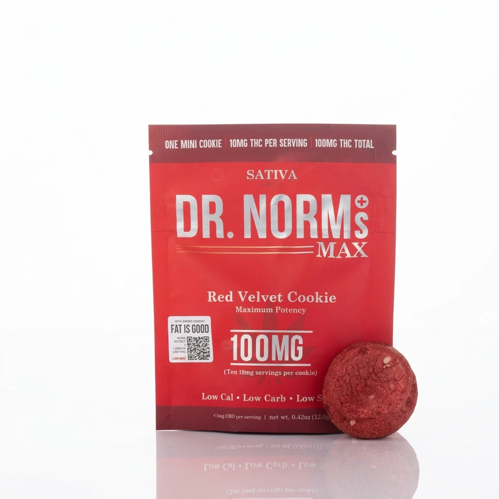 Dr. Norm's - Dr. Norm's - Edibles - Red Velvet Cookie - Max - 100mg - Single Main Image