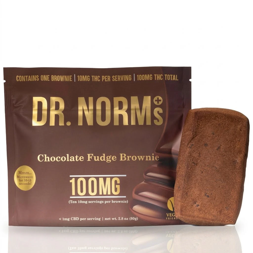 Dr. Norm's - Dr. Norm's - Edibles - Chocolate Fudge Brownie - 100mg Main Image