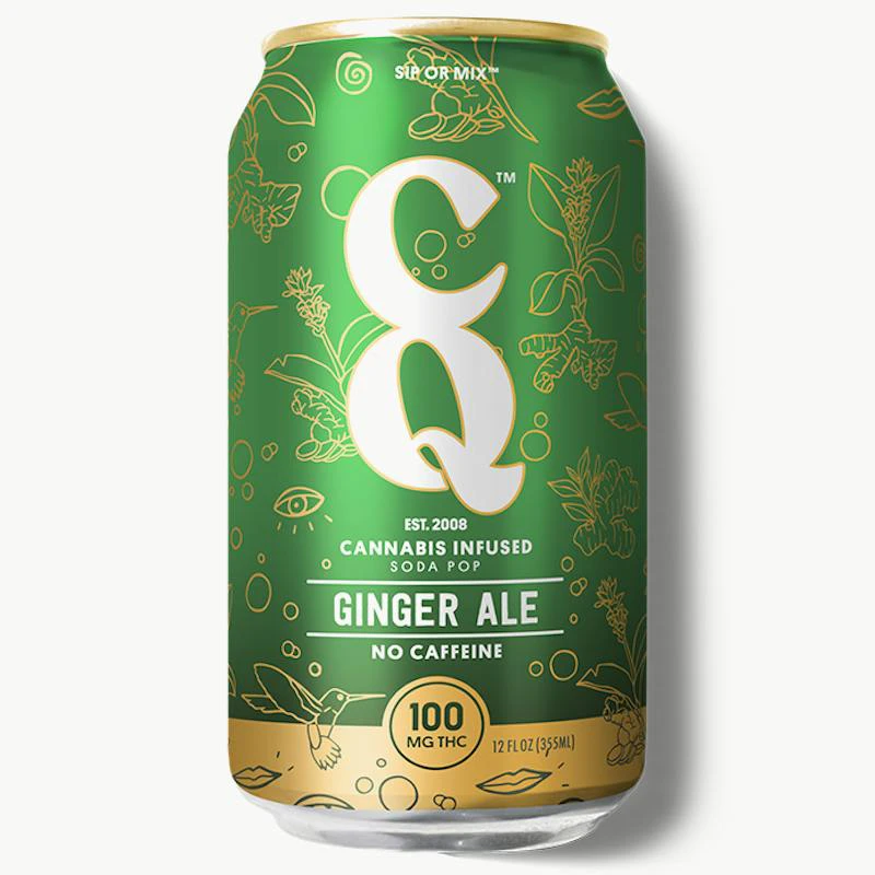 CQ Drinks - CQ - Edibles - Ginger Ale - 12oz Can - 100mg Main Image