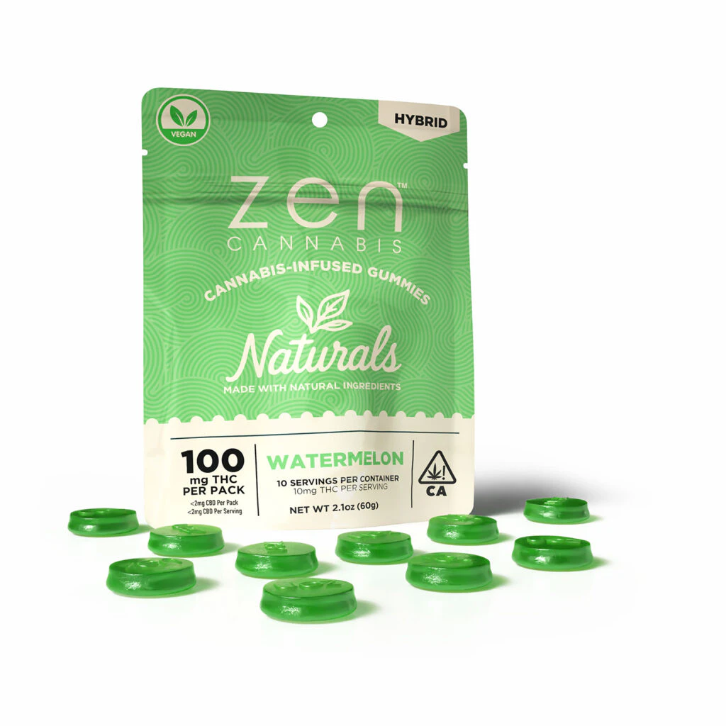 Zen Bar - ZEN - Edibles - Naturals - Watermelon - Hybrid - 100mg Main Image