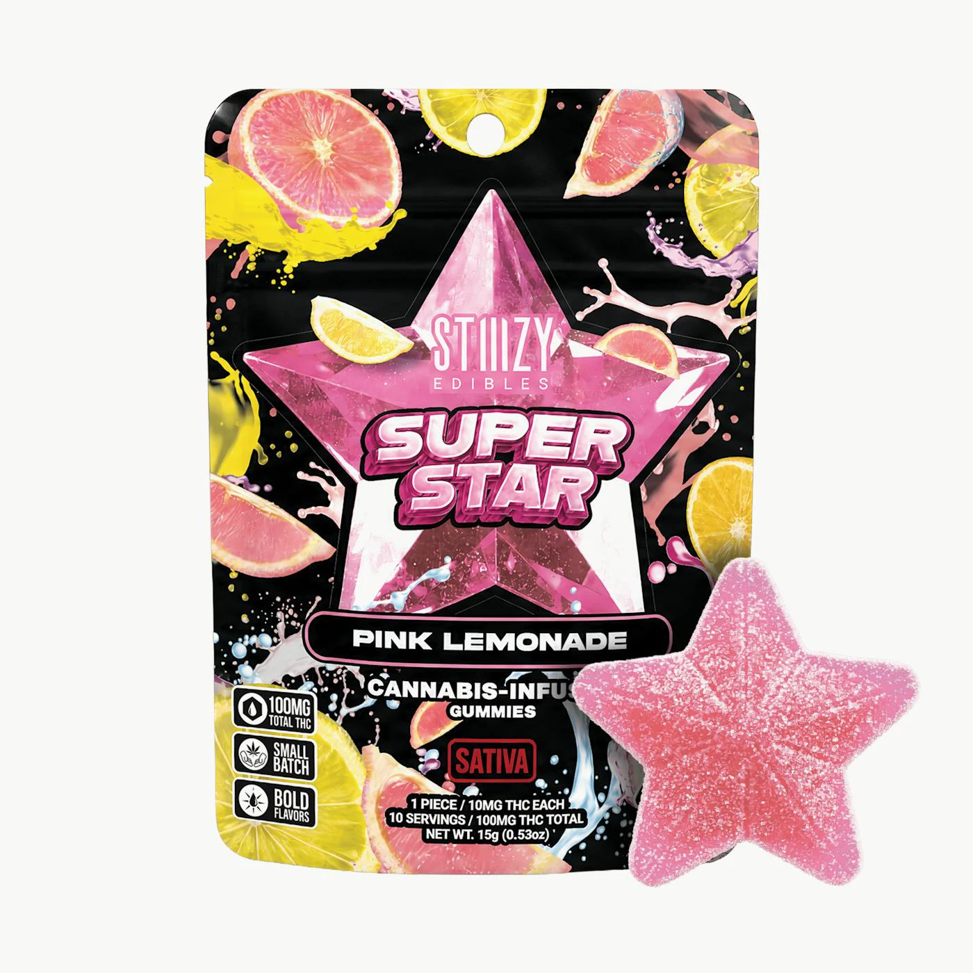 STIIIZY - STIIIZY - Edibles - Pink Lemonade Star - 100mg Main Image