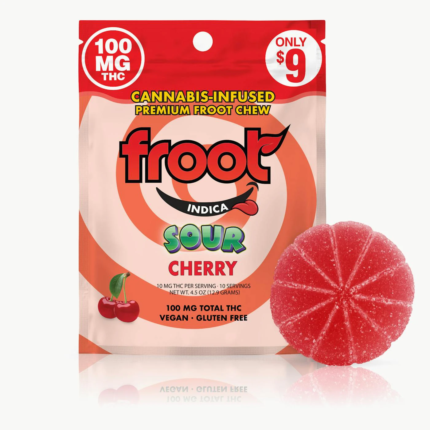 Froot - Froot - Edibles - Sour Cherry - 100mg - Single Main Image