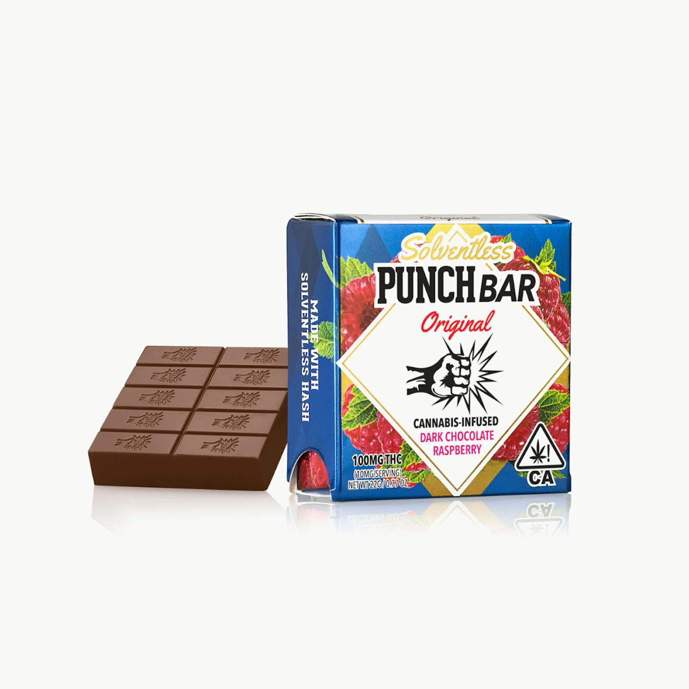 Punch Edibles - Punch - Edibles - Raspberry Dark Chocolate - Solventless - 100mg Main Image