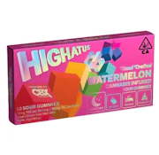 Highatus - Edibles - Watermelon - Indica - 100mg - 10 Pack