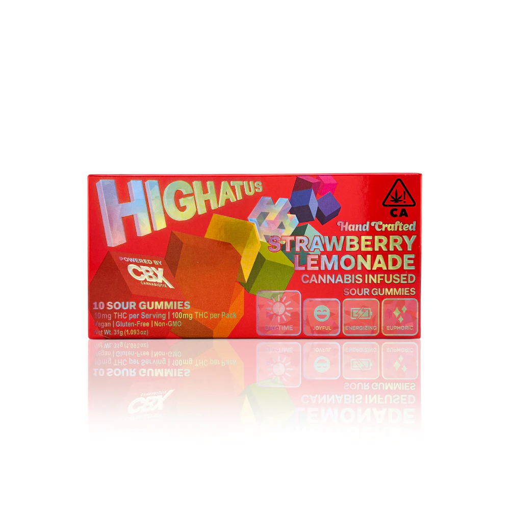 Highatus - Highatus - Edibles - Strawberry Lemonade - Sativa - 100mg - 10 Pack Main Image