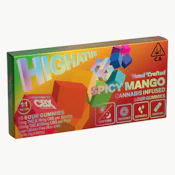 Highatus - Edibles - Spicy Mango - THC:CBG 1:1 - 100mg - 10 Pack
