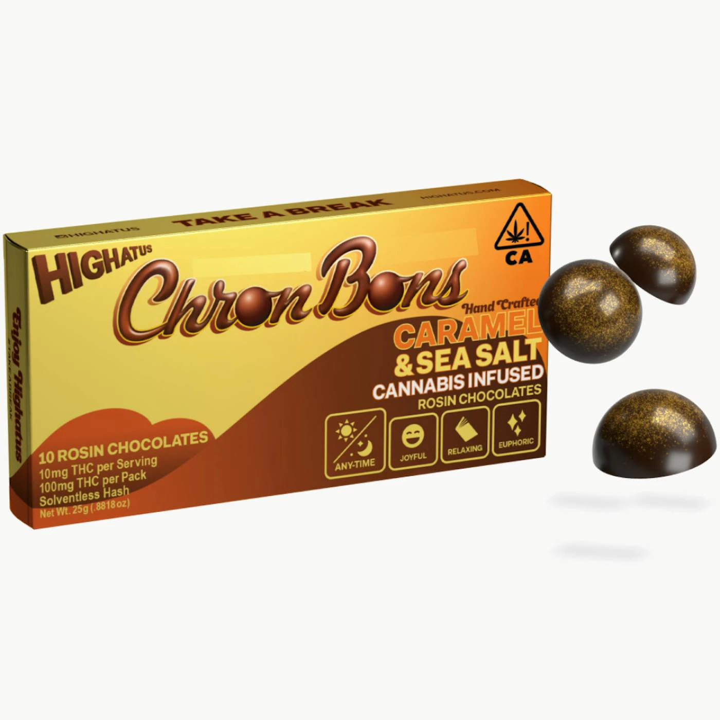 Highatus - Highatus - Edibles - ChronBons - Caramel & Sea Salt - 100mg - 10 Pack Main Image