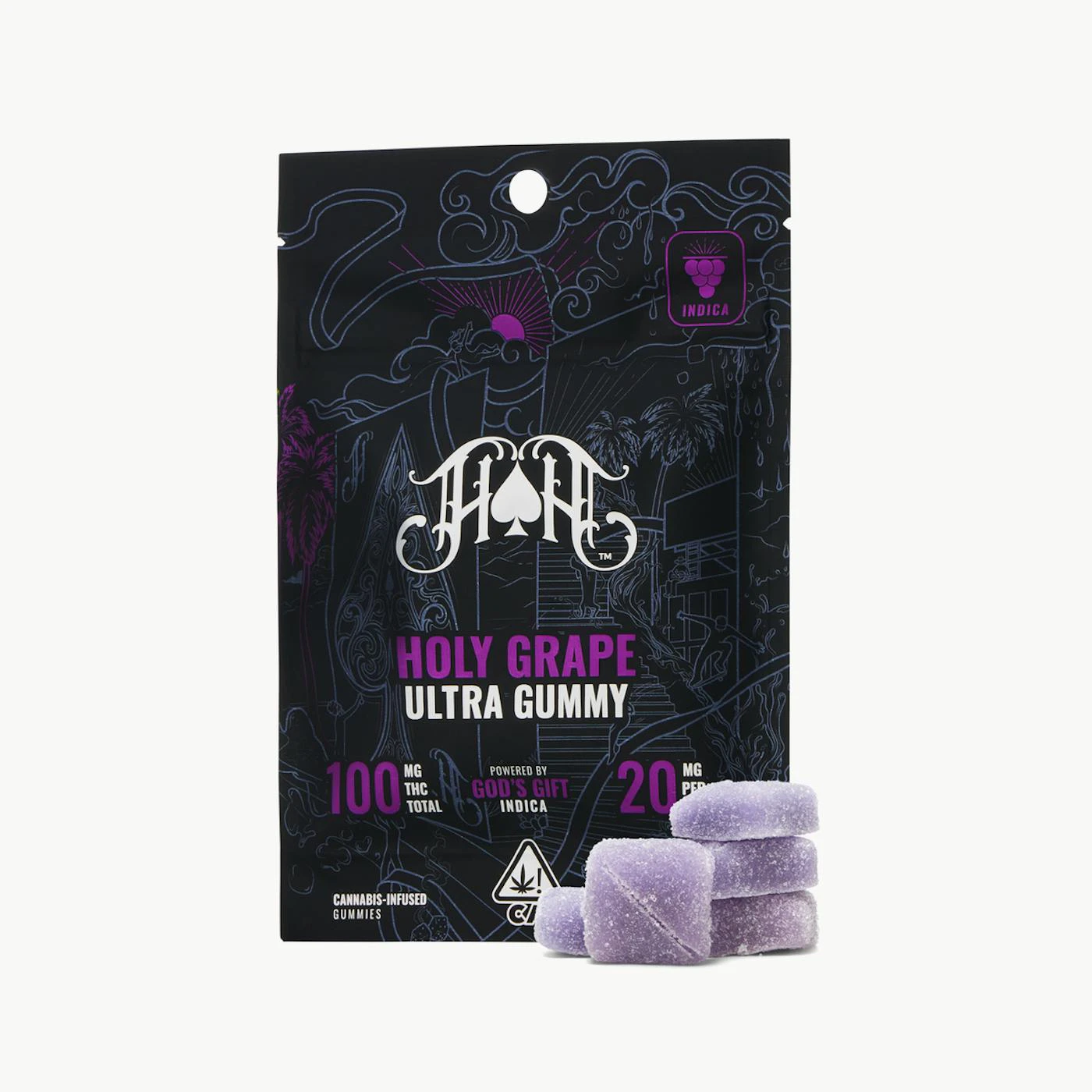 Heavy Hitters - Heavy Hitters - Edibles - Holy Grape - 100mg Main Image