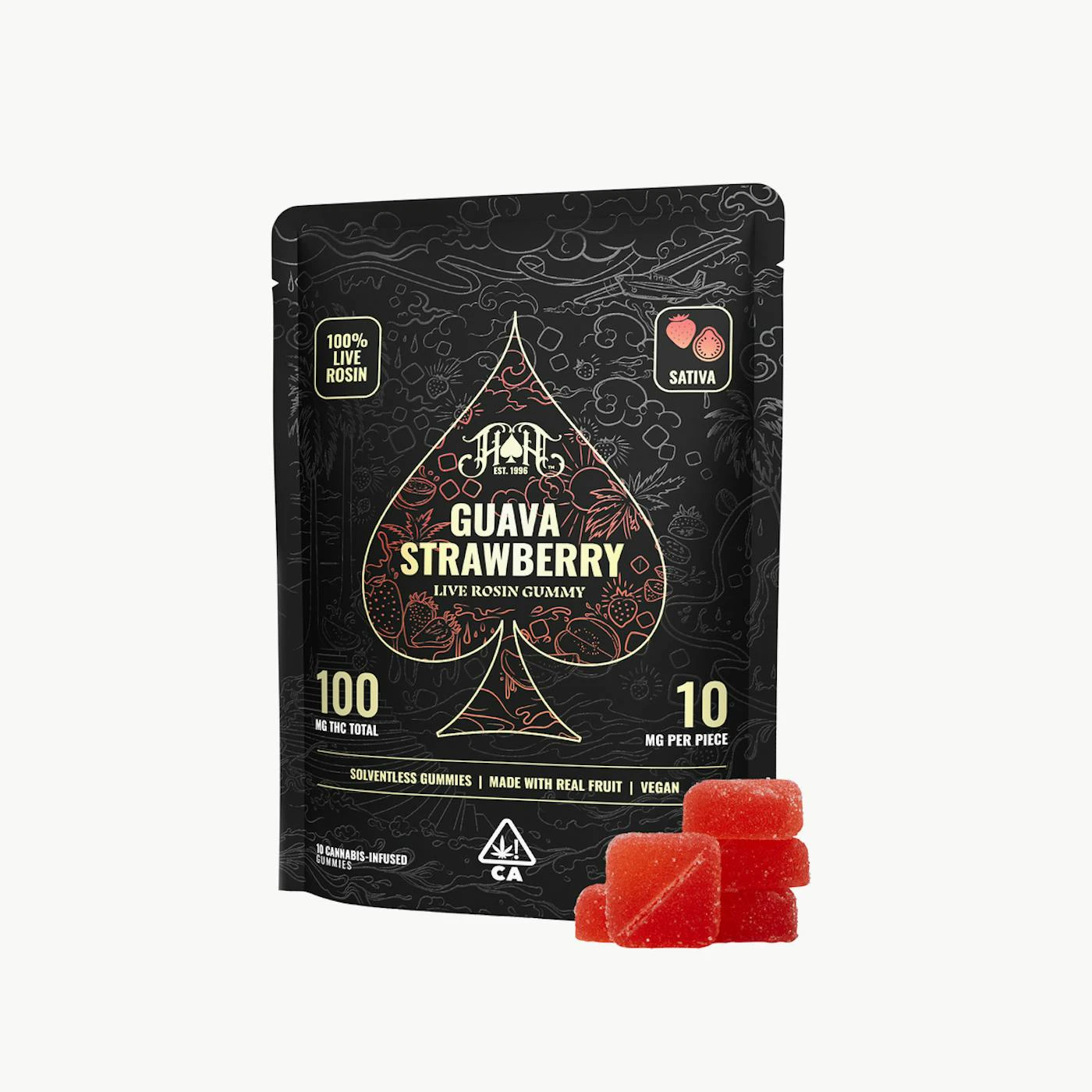 Heavy Hitters - Heavy Hitters - Edibles - Guava Strawberry - Rosin - 100mg Main Image