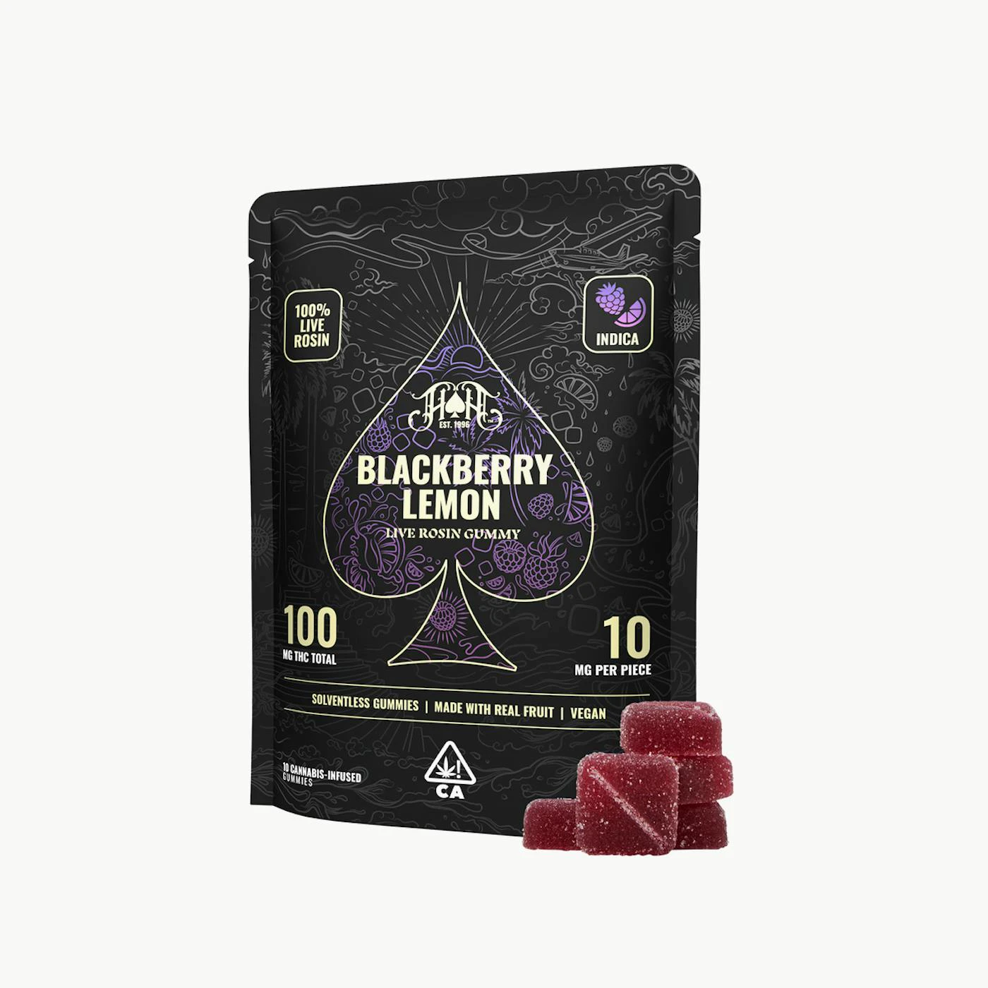 Heavy Hitters - Heavy Hitters - Edibles - Blackberry Lemon - Rosin - 100mg Main Image