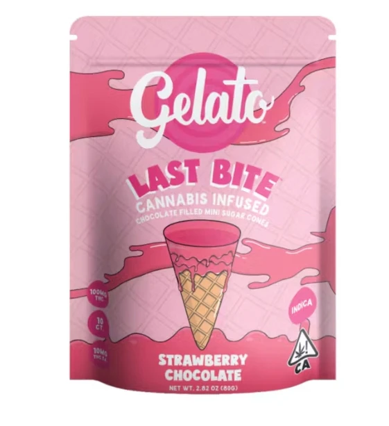 Gelato - Gelato Last Bite - Edibles - Strawberry Chocolate - Indica - 100mg Main Image