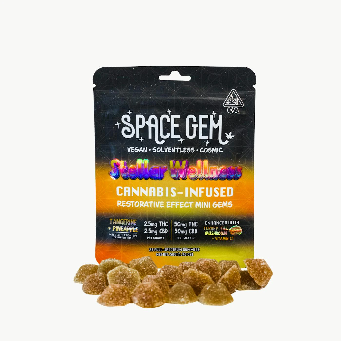 Space Gem - Space Gem - Edibles - Stellar Wellness - Restorative - 50mg - 20 Pack Main Image