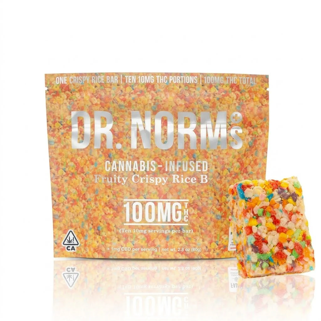 Dr. Norm's - Dr. Norm's - Edibles - Fruity Pebbles - Rice Krispie Treat - 100mg Main Image