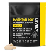Level Hashtab - Tablets - Indica - 100mg - 10 Pack