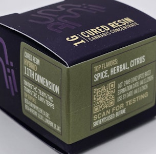 UMAMII - Umamii - 11th Dimension - 78.80% THC - Cured Resin - 1g - Wax