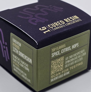 UMAMII - Umamii - 12th Dimension - 74.20% THC - Cured Resin - 1g - Wax