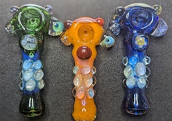 Mr. Gray Glass - Dotted Pipes